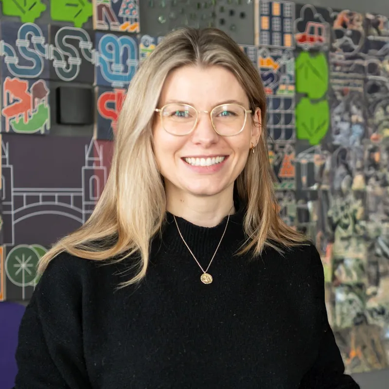 Portrait of Zoe Stones, Chief Executive Officer of Ambr AI